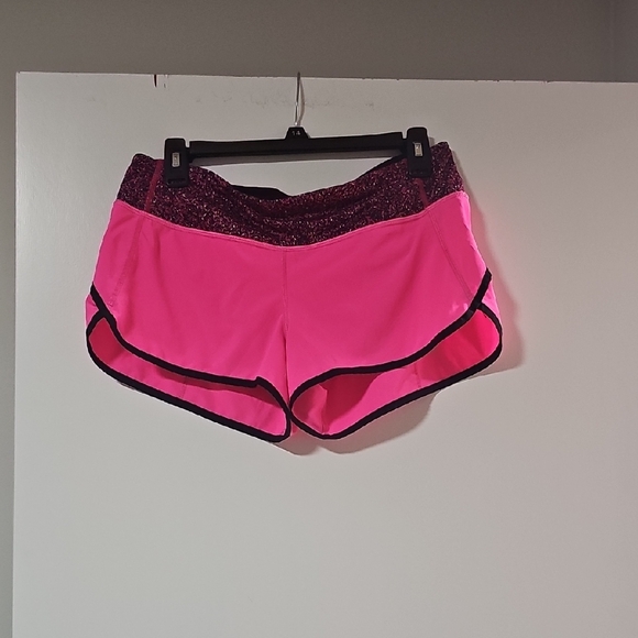 Lululemon Athletica Neon Pink Athletic Shorts - Picture 1 of 4